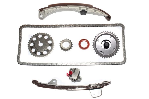 Kit Distribucion Toyota Yaris Sedan 1.5 Cadena 124 Eslabones C/piñon Vvti 8pcs