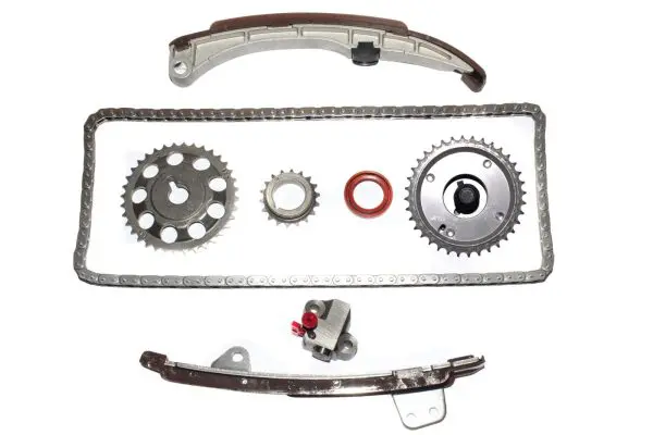 Kit Distribucion Toyota Yaris Sedan 1.5 Cadena 124 Eslabones C/piñon Vvti 8pcs